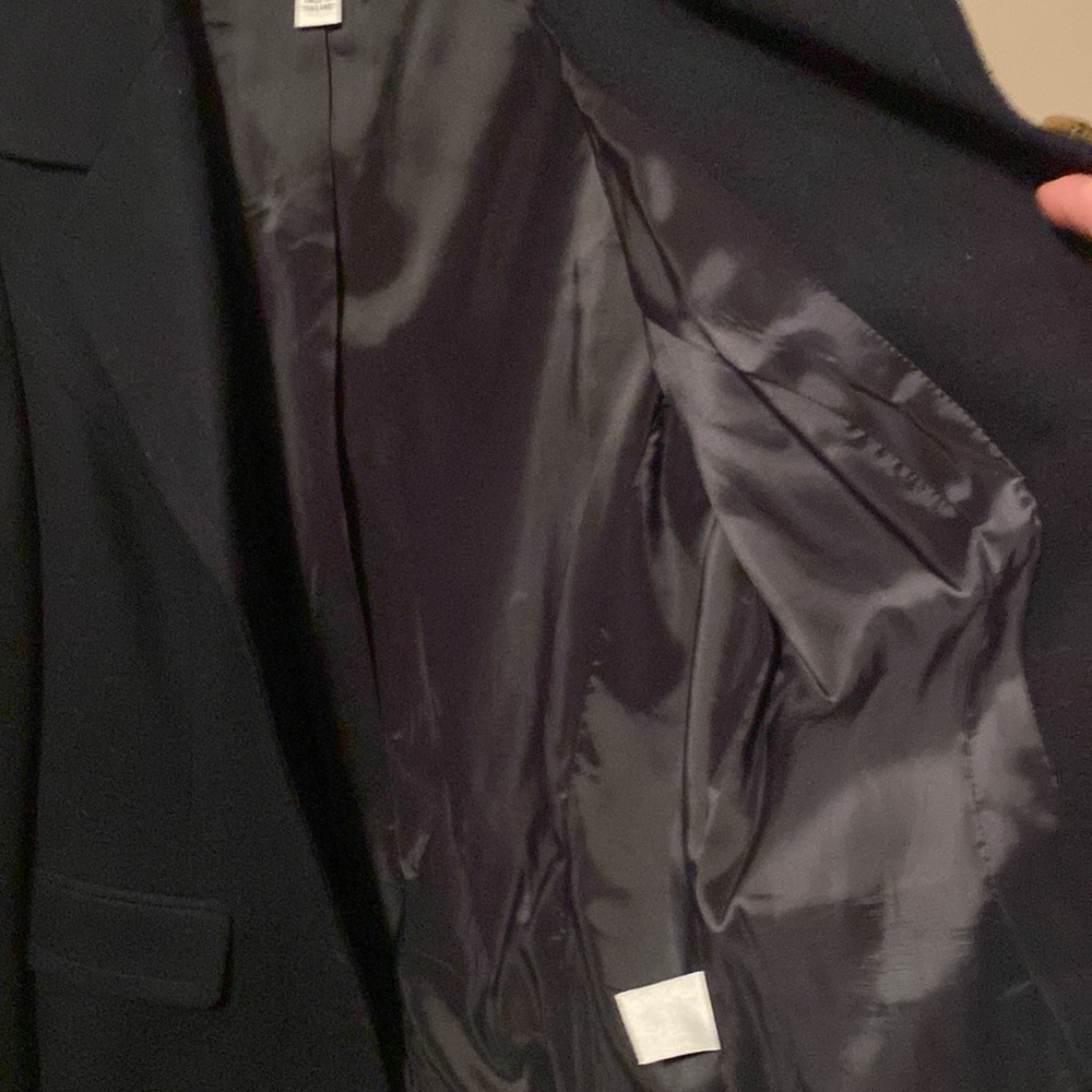 Talbots Navy Wool jacket Blazer suit coat 10 - Picture 6 of 9